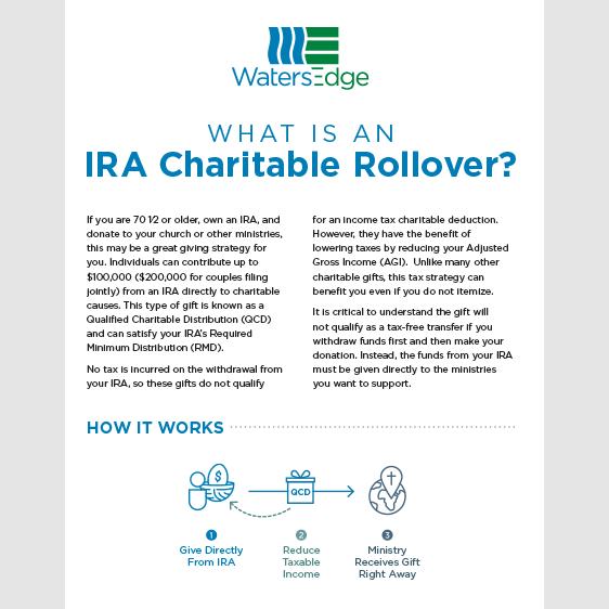 IRA Charitable Rollover Handout