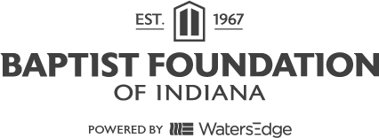 Baptist Foundation of Indiana Powered By WatersEdge logo