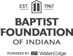 Baptist Foundation of Indiana Powered By WatersEdge logo