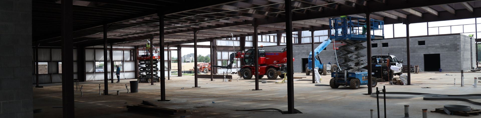 Construction of Evergreen Baptist Church