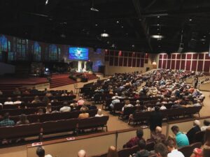 Sunday service at FBC Kettering.