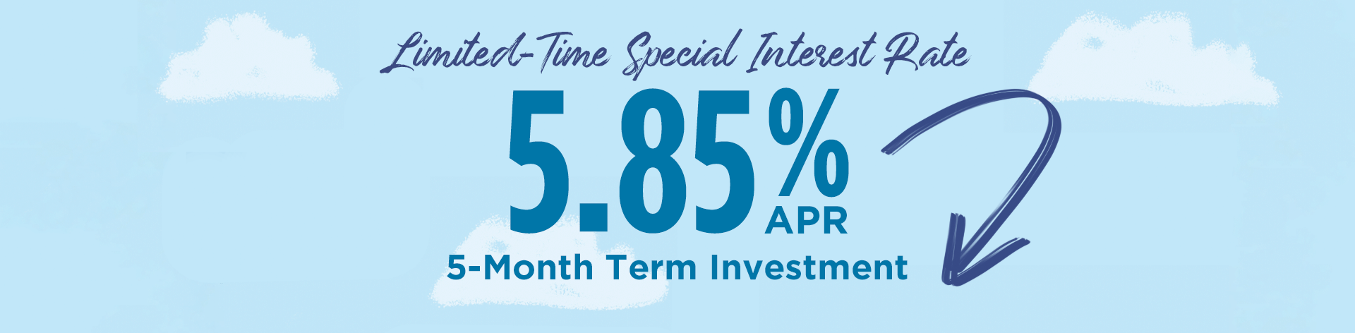 Limited-Time Special Interest Rate: 5.85% APR 5-Month Term Investment