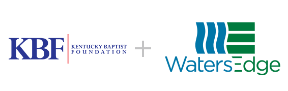 KBF-Plus-WatersEdge-179h-updated Rocky Mountain Foundation logo, plus sign, WatersEdge logo