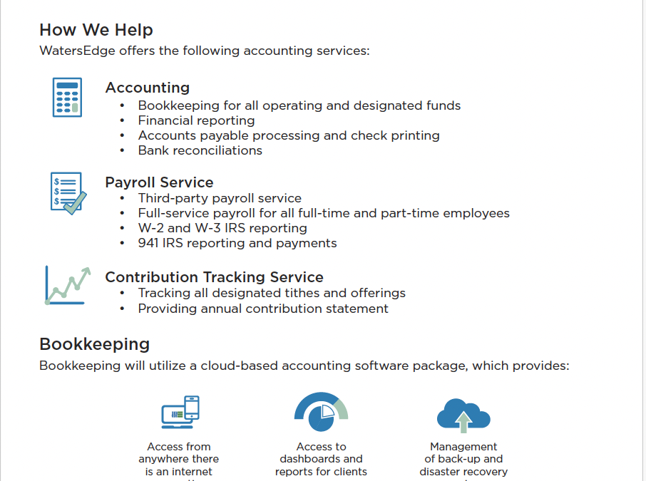 Ministry Accounting Handout